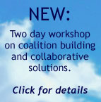 Two day workshop on coalition building and collaborative solutions