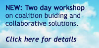 Two day workshop on coalition building and collaborative solutions